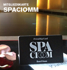 Membership card Spaciomm | Anwendungen Hotel Spa | OMM Hotel & Spa Barcelona